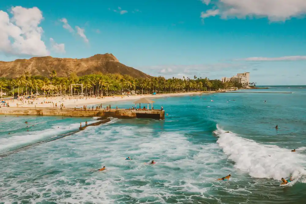 Waikiki and Diamond Head view